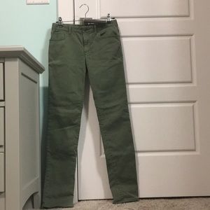 olive jeans